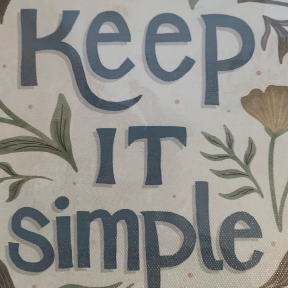 Keep It Simple Wall Art 9x9x9x9 - Picture 1 of 5